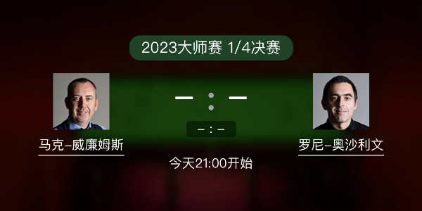 马克-威廉姆斯vs<a href=/tiyu_jingcai/aslw/ target=_blank class=infotextkey>奥沙利文</a>赛事前瞻和交手记录