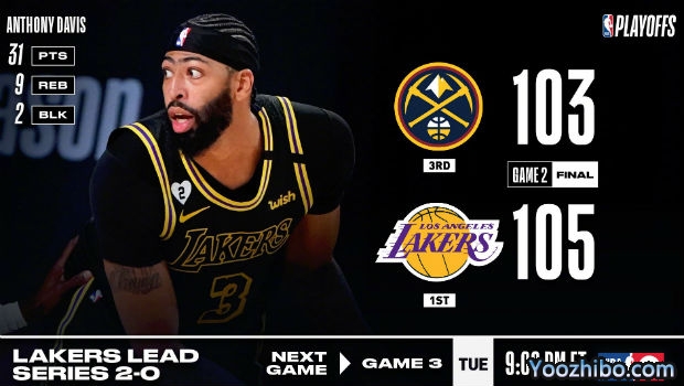 <a href=/lanqiu_jingcai/lakers/ target=_blank class=infotextkey>湖人</a>再胜<a href=/lanqiu_jingcai/nuggets/ target=_blank class=infotextkey>掘金</a>大比分2-0领先！