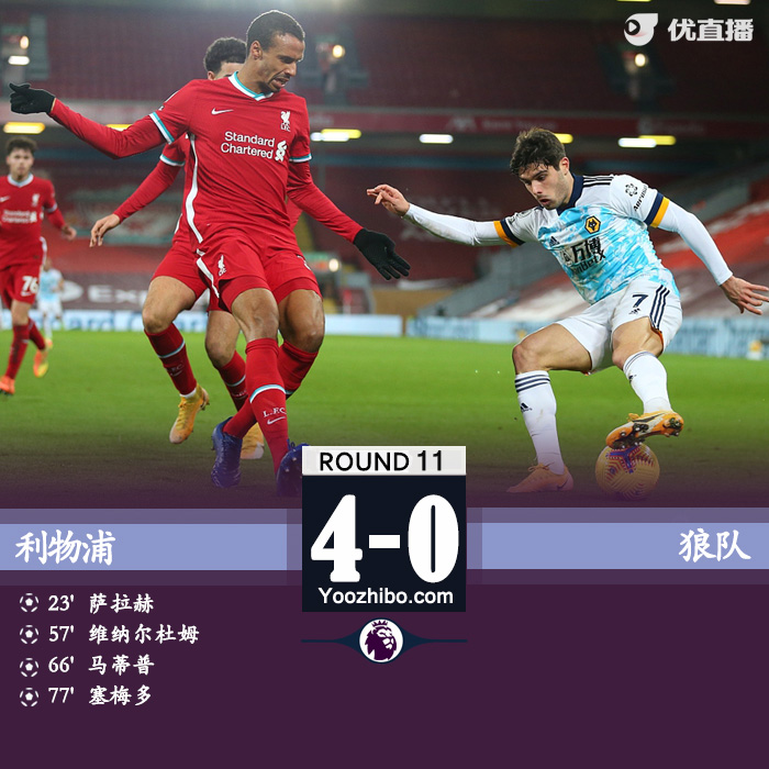 <a href=/zuqiu_jingcai/liverpool/ target=_blank class=infotextkey>利物浦</a>4-0狼队