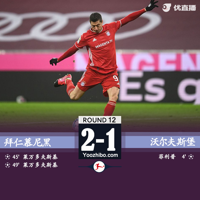 <a href=/zuqiu_jingcai/bayern/ target=_blank class=infotextkey>拜仁</a>慕尼黑2-1沃尔夫斯堡